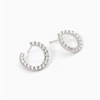 Orecchini Mabina Donna Futurista in Argento Zircone 563755 - 563755